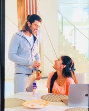 Sanya Thakur Instagram - Belated Happiest birthday co-Star!  @thedeverakonda 🙋‍♀️ it was pleasure working with you ,such a humble and beautiful person! God bless you !🎉
