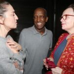 Sara Bareilles Instagram – So thrilled to have @sarabareilles join us at our dock at #NotebookMusical 🛶🌦️

Photo by Bruce Glikas @bruglikas @broadwaybruce_