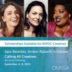 Sara Bareilles Instagram - So excited to announce 20 scholarships for BIPOC creatives interested in joining the Calling All Creatives retreat I will be teaching alongside my friends Celisse and Amber Rubarth this September 6-8 at the Omega Institute in Rhinebeck, NY. The retreat is open to all walks of creativity—dancers, artists, musicians, poets, and those still finding their voice. For those needing to travel to Omega, 10 of the scholarships will also include housing on campus. To submit your application, please head to the link below (and in bio). We hope you will join us for three beautiful days of exploration! https://www.eomega.org/calling-all-creatives-scholarship