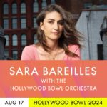 Sara Bareilles Instagram - Well this is a f*cking dream come true✨— I am coming back to the Hollywood Bowl on August 17, but this time with the Hollywood Bowl Orchestra! I will be playing my music…reimagined for the extraordinary collaboration with these world class players. I have never heard my songs quite like this and I’m over the moon to dive in. Come spend a summer evening under the stars at one of my favorite places on earth. ❤️🌱🌙✨ Ticket packages are available now and single tickets go on sale May 7. LINK IN BIO. @hollywoodbowl #HollywoodBowl #ForeverSummer 📸 @shervinfoto