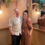 Sara Bareilles Instagram - Y’all. It’s @sarabareilles week this week on my podcast, Dinner’s on Me! ❤️🎧🍽️ Over Israeli pastries and Tunisian salad at @kfar_bk in Brooklyn, she shared what it was like being bullied as a kid, how she copes with her anxiety, and why it was so important to wear a specific dress to the Tony Awards. Get ready to listen to a fantastic convo—you’re in for a treat. You know where to go—link in bio! (This episode was recorded on June 14, 2023).