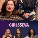 Sara Bareilles Instagram - It’s officially time for #Girls5eva’s Returnity Tour! Season 3 is streaming now, along with Seasons 1 & 2, on @Netflix.