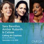 Sara Bareilles Instagram – Calling all creatives!! I am so honored and excited to share this new endeavor! I, alongside two very dear friends and artists, @amberrubarth and @celissemusic, invite you to join us at the world renowned @omegainstitute in our first  CREATIVITY WORKSHOP. (Insert giddy cartwheel here 🤸🏻‍♂️)
This is for everyone- there is NO ARTISTIC PREREQUISITE! We are interested in creating a space that deepens a conversation with creativity itself- and exploring ways to view creative expression and art as service- an offering to the world. We will share, write, sing, meditate, and play together to encourage our own bravery in seeking the edges of where we have already been. As a first time teacher I will be leaping into the unknown with you! Life itself is a creative pursuit and there is much to discover about being in alignment with that gentle compass. More information at the link in my bio- and there will be scholarships available in the coming weeks. More information to follow on how to apply! 

Grateful for this opportunity to discover alongside you!
Xo 
Sara