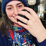Sara Bareilles Instagram – We have been engaged for a year and this is the ring we chose- we picked it up yesterday. We bought the gold leaf at an arts fair in Mexico City last December because looking for a ring started to feel like it was distorting and eclipsing the beauty of choosing each other. Joe found this ring at an antique store upstate. I was buying tiny lamp shades. (So cute!) It didn’t fit my finger so I was scared to take the leap. I had been thinking I should go get something custom or really hunt for the “right ring” so I balked at it. We drove back to our house without it and talked about the concept of the ring. That it is something he wants to give me, not just get for me. That the leap of faith of not quite knowing if it was “the one” is just that. A leap of faith. And isn’t that life? I look at this ring and think of his big blue eyes and how sometimes they are pleading with me to let go and grow into something new with him. So I did. And we got it the next day and got it sized and now I just love that I see him when I look at it- I like looking at you @joetipps. 

Exceptional “hand holding things” pictures were taken by me. Please credit me I’m a very important photographer.