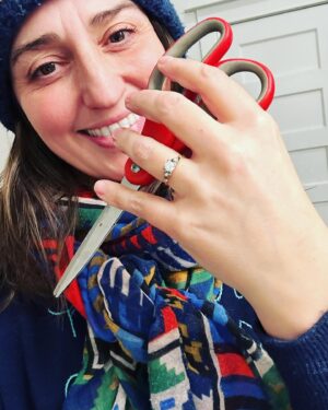 Sara Bareilles Instagram - We have been engaged for a year and this is the ring we chose- we picked it up yesterday. We bought the gold leaf at an arts fair in Mexico City last December because looking for a ring started to feel like it was distorting and eclipsing the beauty of choosing each other. Joe found this ring at an antique store upstate. I was buying tiny lamp shades. (So cute!) It didn’t fit my finger so I was scared to take the leap. I had been thinking I should go get something custom or really hunt for the “right ring” so I balked at it. We drove back to our house without it and talked about the concept of the ring. That it is something he wants to give me, not just get for me. That the leap of faith of not quite knowing if it was “the one” is just that. A leap of faith. And isn’t that life? I look at this ring and think of his big blue eyes and how sometimes they are pleading with me to let go and grow into something new with him. So I did. And we got it the next day and got it sized and now I just love that I see him when I look at it- I like looking at you @joetipps. 

Exceptional “hand holding things” pictures were taken by me. Please credit me I’m a very important photographer.