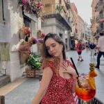 Saraí Meza Instagram - today’s good mood sponsored by ✨aperol spritz✨