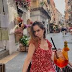 Saraí Meza Instagram - today’s good mood sponsored by ✨aperol spritz✨