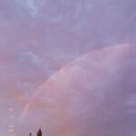 Saraí Meza Instagram - calma, conexiones sinceras, mar y un atardecer bellísimo arcoíris en un mismo sitio? a veces solo hace falta voltear a ver lo que sí, y agradecer.