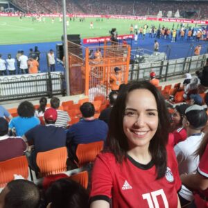Sara Derzawy Instagram - 🇪🇬🇪🇬🇪🇬 #سارة_درزاوي #أمم_افريقيا #afcon2019
