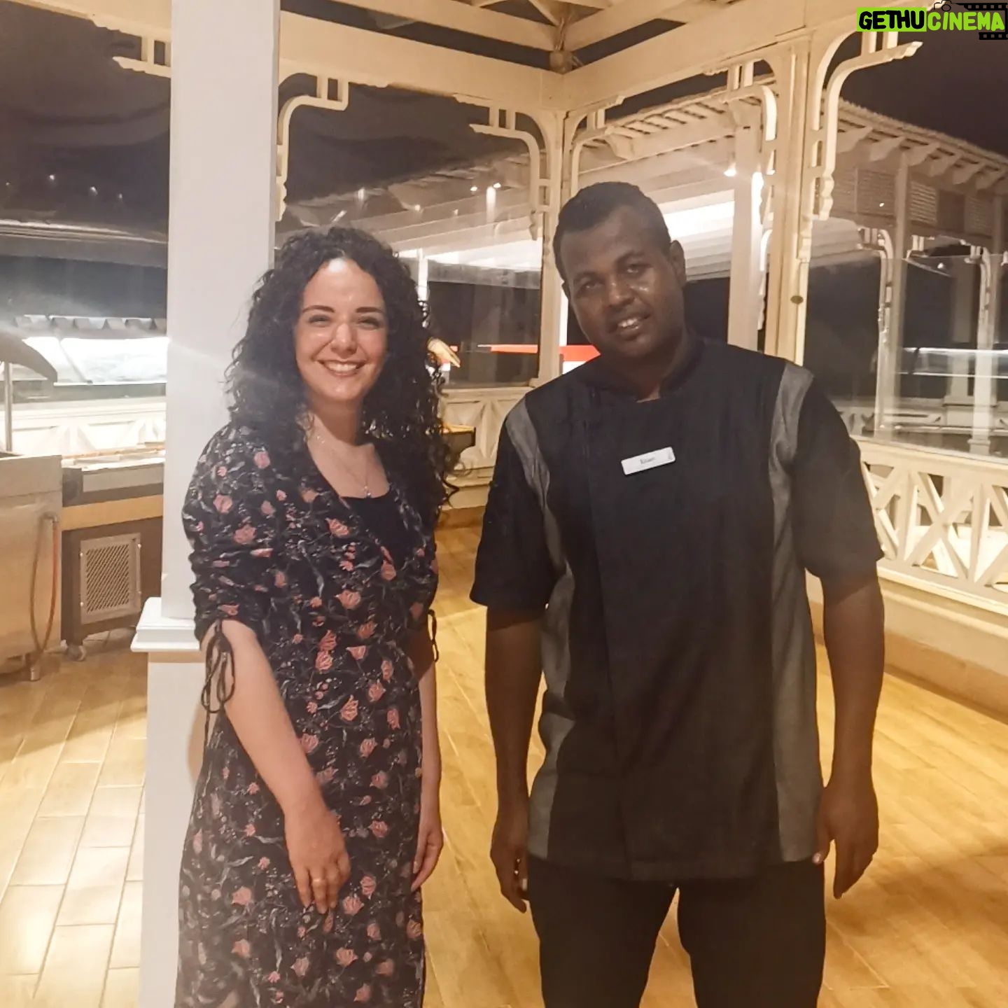 Sara Derzawy Instagram - Thank you @solymarsomabeach for your amazing hospitality 😍 Mr.Hany , Mrs.Massouada , Chef Azab , Chef Moustafa , Chef Islam , Sameh and Mohamed Hope to see you again ❤️