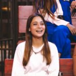 Sara Khan Instagram - Just here to brighten up your feed with Sara's beautiful smile 🥰🤗 #SaraKhan #SaraSquad #SaraKhanSupremacy #LockUppQueen #likesforlike #liker #follow4followback #followtrain #vsco #igers