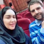 Sara Monjezi Instagram - به همراه شریک کاری ،آقای رحمانی عزیز