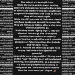 Sara Ramirez Instagram - Our industry is so duplicitous. While they give awards away, casting directors and agents are making blacklists of actors and workers who post anything in support of Palestinians in Gaza to ensure they will not work again. While they lift up some of their own clients who have spoken up against this genocide, they are firing and letting others who have smaller platforms go. While they award “lgbtq orgs”, they are silent on those orgs ties to weapons manufacturers who are currently supporting the Israel military as it commits genocide on Palestinian lives that include LGBTQIA2S lives. I get it. Awards are shiny and people need to pay their rent or feel special and powerful. Meanwhile we are beyond the 100 day mark on this “war” that has been acknowledged by many, including the ICC, as a genocide. It’s wild how performative so many in Hollywood are. Even more performative than the last character I played. 💅🏽 P.s. This post had and has nothing to do with my past work contracts. LOL. Some of yall really just showed your own 🫏🫏🫏🫏. This post has everything to do with the performative nature of Hollywood, from the showrunners to the writers rooms to the work environments to the awards shows. And what a fantastic mirror that last character I played was for us all to reflect on what is true about the conditioning our queer communities are not above, both in Hollywood and outside of it. Now, let’s get back to what matters: GAZA. Don’t let the tabloids distract you from what’s happening in Gaza. Really nice try, though.