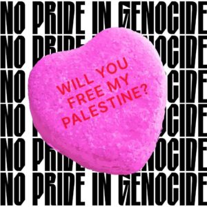 Sara Ramirez Instagram - ♥️Repost from @noprideingenocide_
•
This Valentine’s Day, join us at @noprideingenocide_ to demand that queer and trans orgs like @glaad, @glsen, @humanrightscampaign, @pflag, and @trevorproject break up with genocide and support the fight for Palestinian Liberation. Scroll ➡️ for our demands and to pick out which Valentine’s Day message you want to send!

Learn more and sign the petition: noprideingenocide.org/breakup

No Pride in Genocide is a collective of queer and trans anti-zionist Palestinians, Arab/SWANA folks, Jews, and allies fighting for a liberated Palestine.

#noprideingenocide #fromtherivertothesea #freepalestine #freefreepalestine #freegaza #palestine #gaza #willyoufreemypalestine #breakupwithgenocide #queersforpalestine #transforpalestine #standwithpalestine #freedomforpalestine #ceasefirenow🇵🇸 #permanentceasefirenow #queer #trans #dcqueer #queercommunity #pinkwashing #noprideinapartheid #dc #dccommunity