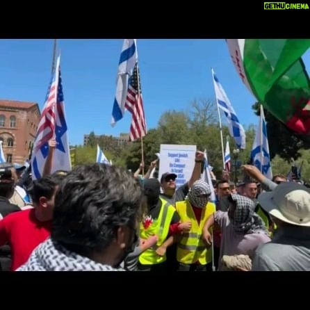 Sara Ramirez Instagram - Disgusting videos coming out of the UCLA anti-palestinian protest. be prepared.