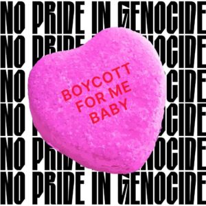 Sara Ramirez Instagram - ♥️Repost from @noprideingenocide_
•
This Valentine’s Day, join us at @noprideingenocide_ to demand that queer and trans orgs like @glaad, @glsen, @humanrightscampaign, @pflag, and @trevorproject break up with genocide and support the fight for Palestinian Liberation. Scroll ➡️ for our demands and to pick out which Valentine’s Day message you want to send!

Learn more and sign the petition: noprideingenocide.org/breakup

No Pride in Genocide is a collective of queer and trans anti-zionist Palestinians, Arab/SWANA folks, Jews, and allies fighting for a liberated Palestine.

#noprideingenocide #fromtherivertothesea #freepalestine #freefreepalestine #freegaza #palestine #gaza #willyoufreemypalestine #breakupwithgenocide #queersforpalestine #transforpalestine #standwithpalestine #freedomforpalestine #ceasefirenow🇵🇸 #permanentceasefirenow #queer #trans #dcqueer #queercommunity #pinkwashing #noprideinapartheid #dc #dccommunity