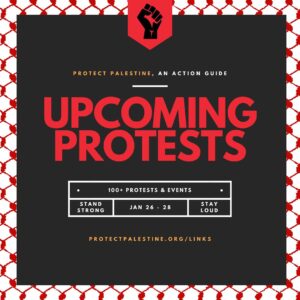 Sara Ramirez Instagram - OUR WEEKEND PROTEST GUIDE IS HERE. Details of all protests are linked in bio.

IMPORTANT NOTE ON THIS WEEK’S GUIDE: There’s a lot less protests on our list for two reasons. 1) Many organizers are following the global strike and asking people to stay home to avoid spending any money. 2) We’ll just be honest. We’re short staffed. This is an incredibly time consuming list to put together, and the reality is we did not have enough time this week. If we’re missing anything, comment and tag the organizer! You can also submit a protest through our protests page! If you’d like to volunteer and support us, apply through our link in bio!

#standwithpalestine #freedomforpalestine  #ceasefirenow  #istandwithpalestine #protests