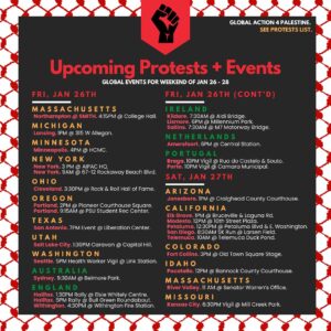 Sara Ramirez Instagram - OUR WEEKEND PROTEST GUIDE IS HERE. Details of all protests are linked in bio.

IMPORTANT NOTE ON THIS WEEK’S GUIDE: There’s a lot less protests on our list for two reasons. 1) Many organizers are following the global strike and asking people to stay home to avoid spending any money. 2) We’ll just be honest. We’re short staffed. This is an incredibly time consuming list to put together, and the reality is we did not have enough time this week. If we’re missing anything, comment and tag the organizer! You can also submit a protest through our protests page! If you’d like to volunteer and support us, apply through our link in bio!

#standwithpalestine #freedomforpalestine  #ceasefirenow  #istandwithpalestine #protests