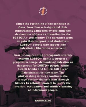 Sara Ramirez Instagram - NO PRIDE IN GENOCIDE.

Israel’s pinkwashing campaign exploits LGBTQ  rights to project a progressive image, while Israeli bombs and bullets kill queer Palestinians just the same.

While there are certainly issues with being LGBTQ  in Palestine, Israel’s propaganda ignores the reality of being part of the community in Israel, alongside the weaponisation of sexuality by the Israeli state to blackmail, abuse and intimidate LGBTQ  people not only in Palestine, but around the world.

No Pride in Apartheid.
No Pride in Genocide.

___________________

#CEASEFIRENOW #EndImpunity #StopArmingIsrael #EndTheOccupation #FreePalestine #CommitteeToProtectJournalists #LGBTQ #LGBTQIA  #LGBTQ  #QueersForPalestine #ACTUP
