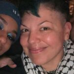 Sara Ramirez Instagram - Grateful for the joy I’ve allowed myself to feel in the midst of so much grief. Thank you to humans I have the pleasure of moving, learning, laughing, crying and loving with♥️ Pic1: Colorful queer, trans, non-binary people of all shades, shapes and looks gathered after @alokvmenon BRILLIANT ICONIC stand up/poetry installation at Sony Hall Thurs Feb 1,2024; @trudy0nduty ,me, @alokvmenon , @the_yvesdropper , @michellebuteau , @deetrannybear , @peppermint247 📷: Mitch Ferrino Pic2: @ceciliagentili72 25th bday @bushdykebar Jan 31, 2024. @qween_jean , Cecilia and @therealgialove radiating playful and stunning,in front of gold balloon numbers 5&2 in red party lights. Video1: @travisalabanza on a blue lit stage @ Sony Hall being a most hilarious and entertaining opener, God-voice-from-backstage,bff to the headliner that one could ever ask for.Travis in a gorgeous look, from the long pony tail to that blazer,black leather mini to most thrilling sexy black platform tall boots that are open in the front & held together by sparkly chains. Pic3: Sony Hall Feb 1, V(ery) I(ntroverted) P(atrons) section. From left to right: @arianadebose w/noteworthy blue eyeshadow beats/energy I looooove, me w/blue bangs & a Keffiyeh, my sweet love @trudy0nduty Video2: same group from pic 1, @michellebuteau saying to Alok that “now is going to be a bidding war. (we all scream cause true) You’re laying down groundwork.” I nod, Alok & I hug as I say how ****** the streamers are for not snatching their show up when they had the chance,then share how grateful I am to be alive when they’re alive. 🎥by Mitch Ferrino Video3:The Bush Jan 31, @qween_jean is leading everyone in a chant that starts with “Cecilia”, Cecilia then switches it to “Free Palestine”, Qween then adds “If we don’t get no justice” and the group responds with “Then they don’t get no peace!” Pic4: glass front entrance of The Bush in BK with a white yellow neon sign that reads “OPEN” and a white paper sign next to it that in black font reads: “NO RACISM, NO TRANSPHOBIA, NO HOMOPHOBIA, NO ABLEISM, NO FAT-PHOBIA, NO SEXISM, NO XENOPHOBIA, This is a dyke bar for all queers. Harassment and bigotry will not be tolerated.”