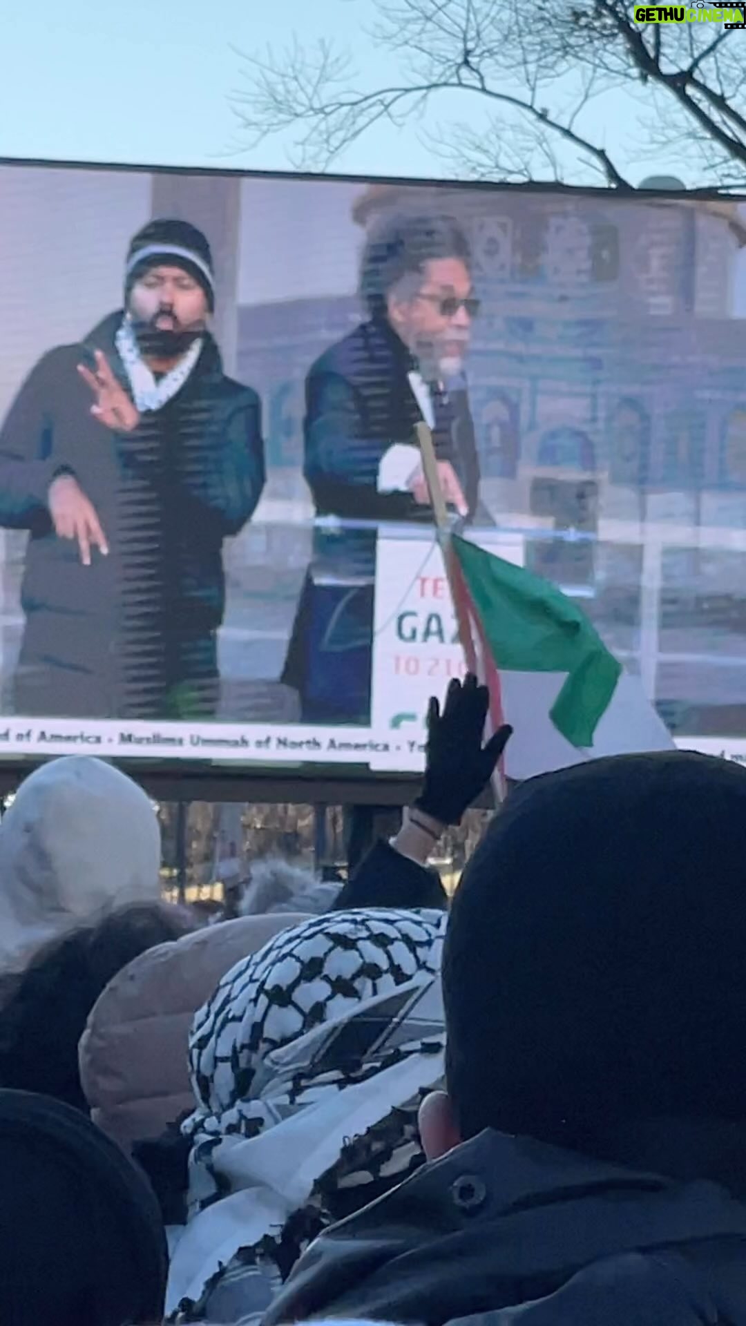 Sara Ramirez Instagram - PT 6 January 13, 2023. 100 consecutive days of genocide against Palestinians. Israel and the United States governments are complicit in genocide and Israel is currently being tried by the International Criminal Court for genocide. @blacktransliberation and @queersforaliberatedpalestine , among many other organizations and communities, showed up in Washington D.C. to protest what is happening to the innocent people of Gaza. Netanyahu and Biden are complicit in this horrific crime and we cannot stay silent. Silence = violence. This is a horrific situation that has existed long before the horrific events that unfolded on Oct. 7th, 2023. We may not see a solution in our lifetimes but we are bearing witness and refuse to look away. We are here for all oppressed peoples, from marginalized communities in the U.S. to Congo to Sudan to Puerto Rico to Haiti to Hawaii and beyond. Thank you Dr and Professor @brothercornelwest for speaking truth to power yesterday in DC. Thank you for acknowledging the rainbow of voices within our humanity. Thank you for reminding us we are not alone. Thank you for bringing so much love and strength to the day so we could march side by side, knowing we are on the right side of history. This is for our beloved Muslim, Jewish, Palestinian, Gazan community. We condemn anti-semitism. We condemn Islamophobia. We condemn genocide. We cannot have safety for one, without safety and protection for all. This is a human issue. This is a matter of COURAGE. You said it best. Thank you. Thank you. This is the sixth of 7 reels I will post.