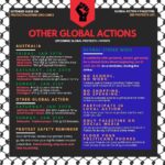 Sara Ramirez Instagram - CEASEFIRE NOW!! GLOBAL STRIKE JAN 21-28 Repost from @protectpalestineorg OUR WEEKEND PROTEST GUIDE IS HERE. 175 PROTESTS AND EVENTS AROUND THE WORLD, WHERE WILL YOU PROTEST? Details to all protests in our link in bio! #standwithpalestine #freedomforpalestine #ceasefirenow #istandwithpalestine