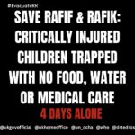 Sara Ramirez Instagram - ‼️URGENT CALL TO ACTION‼️ 🆘Two children, Rafif (13) and Rafik (15), are severely injured after bombing of their home. Their mother and 10 other family members were killed. 🆘They are immobile and stranded in #AlShifa Hospital. Their extensive and life threatening wounds require constant care - but, instead, their guardians and medical staff were forcibly removed from the hospital. Like all the other patients at Al Shifa, including children, they are completely alone, in pain and have not eaten in 4 days. This is utterly horrifying: NO CHILD should be in this situation. They require urgent medical attention and URGENT EVACUATION. 🔉We are calling on the UK Government, WHO and UN OCHA to act immediately and save Rafif and Rafik, as well as the hundreds of other patients. 🚨REPOST, STORY & TAG @ukgovofficial @ukhomeoffice @un_ocha @who @drtedros #EvacuateRR