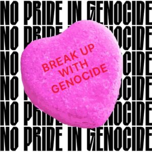 Sara Ramirez Instagram - ♥️Repost from @noprideingenocide_
•
This Valentine’s Day, join us at @noprideingenocide_ to demand that queer and trans orgs like @glaad, @glsen, @humanrightscampaign, @pflag, and @trevorproject break up with genocide and support the fight for Palestinian Liberation. Scroll ➡️ for our demands and to pick out which Valentine’s Day message you want to send!

Learn more and sign the petition: noprideingenocide.org/breakup

No Pride in Genocide is a collective of queer and trans anti-zionist Palestinians, Arab/SWANA folks, Jews, and allies fighting for a liberated Palestine.

#noprideingenocide #fromtherivertothesea #freepalestine #freefreepalestine #freegaza #palestine #gaza #willyoufreemypalestine #breakupwithgenocide #queersforpalestine #transforpalestine #standwithpalestine #freedomforpalestine #ceasefirenow🇵🇸 #permanentceasefirenow #queer #trans #dcqueer #queercommunity #pinkwashing #noprideinapartheid #dc #dccommunity