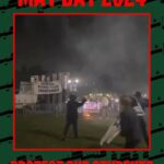 Sara Ramirez Instagram - 📢 Our friend @therealsararamirez has a May Day message for the world on the last slide. 📢 The violence we witnessed as the belligerent occupiers of Palestinian lands dropped incendiary munitions on tents, continuing their violent onslaught from land, air, and sea, was directly reflected by the hoards of provocateurs who launched explosives at peaceful campus encampments and attacked students and faculty with baseball bats, metal poles, and knives. Now more than ever, it is important that we mobilize. 🤳As things escalate, we encourage you to document your actions and any violent provocations so that these stories can be told. 📹📸 With the invasion of Raffah seemingly imminent, and while brave students & faculty on college campuses across America are under attack, we encourage everyone to keep their attention on the reason for these protests and solidarity encampments in the first place. *Videos of violence are for informational/educational purposes only* #EyesOnRaffah #EyesOnGaza #MayDay #ShutItDown4Palestine #Escalate4Gaza