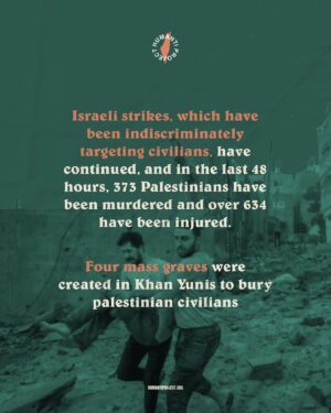 Sara Ramirez Instagram - Israel is ignoring the ICJ ❌

To those of us paying attention over the last four months, it will come as no surprise that Israel is disregarding the ICJ and persisting in its genocide campaign against Palestinians.

In the last 48 hours, the occupation has perpetrated multiple war crimes and crimes against humanity. 

It is crucial that all of us continue to educate people around us. Be vocal, be assertive, and remember that you are advocating for what is right.

Don’t give up.

Source: Euro-Med Human Rights Monitor 

———-

#SpeakUp #SilenceIsComplicity #SilenceIsViolence #HumanRights #EndImpunity #StopArmingIsrael #EndTheOccupation #freepalestine