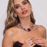Sara Sampaio Instagram – Had to show the details of the @vanityfair look 😍 
Dress @zuhairmuradofficial 
Jewels @pasqualebruni 
Styling @aryehlappin 
Make up @jey_ventura 
Hair @rickymotahair 
Skin @sarahfordofficial