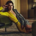 Sara Waisglass Instagram - after changes upon changes we are more or less the same. team. I love you. Photography: @richardbernardinphoto Fashion Direction: @zeinaesmail Hair: @melanieguille_ Makeup: @julieharrismakeup Styling Asst: @lordlaughton Photo Asst: @alexandrekarlov Dress: @gretaconstantine Shot at: @FSTORONTO Four Seasons Hotel Toronto