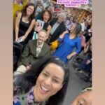 Sarah Cooper Instagram – I AM FULL OF GRATITUDE! Huge thank you to everyone who came out to celebrate Foolish last week ❤️ See u Saturday Chicago!!

1: 📸 @elderordonez1 
2: Symphony Space
3: with @tasteofadrian 
4: @politicsprose with @dopequeenpheebs 
5: Politics & Prose
6: Twerk off (Amy won)
7: @freelibrary with @chanelali 
8: Reading from FOOLISH: The Only Teacher Who Ever Hated Me
9: with @polly_claire and @alikriegs 
10: with playwright and cast of The Wanderers @roundaboutnyc – @ziegler1414 @jedres @lucyfreyer @rachelzee @dklasko