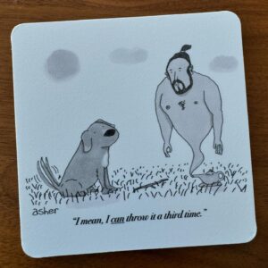 Sarah Cooper Instagram - Coasters?! A lil glass?? This book?! Thank you @asherperlman and @andrewsmcmeel ❤️ Go preorder Asher’s book, it’s from the same great folks who brought you How to Be Successful without Hurting Men’s Feelings