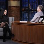 Sarah Cooper Instagram - I’m the luckiest human being alive. Thank you @latenightseth ! Watch tonight ❤️❤️❤️ thank you @lloydbishop / ©NBCUniversal and @artistrybyfjorela and @duttonbooks and @adam_bramson and @kovertcreative !
