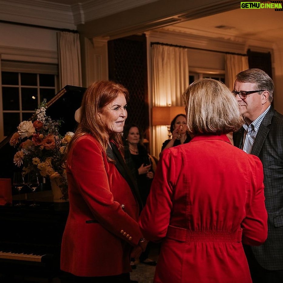 Sarah Ferguson Instagram - Thank you to Junior League of The Woodlands for hosting a magical dinner benefiting my charitable foundation @sarahs_trust_ and the women and children of Montgomery County creating unity in the community. Education, education, education and kindness is the key to life and we are proud to have the opportunity to inspire and encourage educators in north Houston with Junior League of The Woodlands at their annual IMPACT event. #IMPACT2024 #JuniorLeague #JLTW #JLTheWoodlands @jlthewoodlands