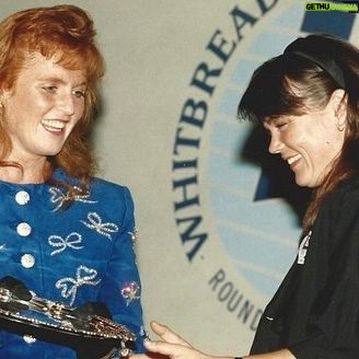 Sarah Ferguson Instagram - Congratulations @maidenfactor, Tracy Edwards, and the amazing all-women crew for making it across the finish line in the Ocean Globe Race, completing 28,674 nautical miles and 154 days at sea. As godmother to the Maiden, I feel so very proud today and wish I could have been there to welcome you home. What an accomplishment and to have raised hundreds of thousands of pounds for The Maiden Factor Foundation for girls’ educational charities globally is nothing short of incredible. I am in awe of this captain and this resilient team. To the Maiden captain & crew, you are an unforgettable display of teamwork and empowerment. #MaidenFactor — Photo: Tracy Edwards MBE, ©️ The Maiden Factor/Kaia Bint Savage