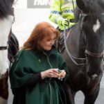 Sarah Ferguson Instagram - During my recent visit to Burnley, I was delighted to have the opportunity to meet some of the wonderful police dogs and horses of Lancashire Police Constabulary who serve the community alongside their officers. I am proud to be the Patron of the the National Foundation for Retired Service Animals, a charity founded by Lady Bathurst, which supports retired service animals and their families with vet and medical bills in their twilight years, when they might otherwise be rehomed or may not receive the treatment or care that they need. It was a pleasure to meet these extraordinary dogs and horses, who dedicate their lives to keeping us safe. To learn more, visit @nfrsa_official. Photo: @debbieharephotography