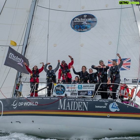 Sarah Ferguson Instagram - Congratulations @maidenfactor, Tracy Edwards, and the amazing all-women crew for making it across the finish line in the Ocean Globe Race, completing 28,674 nautical miles and 154 days at sea. As godmother to the Maiden, I feel so very proud today and wish I could have been there to welcome you home. What an accomplishment and to have raised hundreds of thousands of pounds for The Maiden Factor Foundation for girls’ educational charities globally is nothing short of incredible. I am in awe of this captain and this resilient team. To the Maiden captain & crew, you are an unforgettable display of teamwork and empowerment. #MaidenFactor — Photo: Tracy Edwards MBE, ©️ The Maiden Factor/Kaia Bint Savage