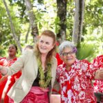 Sarah Ferguson Instagram - Beautiful Samoa, thank you for having me! I am very appreciative of the Poutasi Women’s Committee who welcomed me with open arms into their village and their church. Being able to experience a beautiful FiaFia @sinaleireefresort and getting to know some of the local customs and traditions was an honour. And thank you to @taumeasinaislandresortsamoa for your commitment to coral regeneration. Faafatai Samoa and see you again soon 🌸 - Photo: @msmedia.samoa