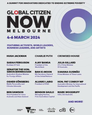 Sarah Ferguson Instagram - I am pleased to announce that as Co-Chair of Global Citizen NOW: Melbourne, the first international edition of Global Citizen NOW, I am coming to Melbourne to participate in vital intergenerational conversations with young leaders from across the Asia-Pacific region, who are doing frontline, grassroots work to address the climate crisis, the hunger crisis, girls’ education and issues perpetuating cycles of extreme poverty. I look forward to listening to them, learning from them, and contributing whatever voice I have to speak up for the future of our planet. My parents always highlighted the need to champion the quiet voice of Mother Nature, and now even more so since becoming a grandmother I’ve become acutely aware of my responsibility, and that of my generation, to do everything we can to improve the state of the world we are leaving for our grandchildren. #GlobalCitizenNOW #ClimateAction @GlblCtzn

-
Photo: @katrinalawsonjohnston