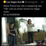 Sarah Gilman Instagram - how it started vs. how it’s going: sarah solving crimes edition huge thanks to @lasvegassun for their article on my @lvmpd ridealong to study up for @csicbs. as a kid who grew up watching crime procedurals at night with the back door open to build strength of character, this is very surreal.
