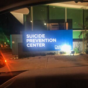 Sarah Gilman Instagram - About two years ago, this sign saved my life. I was the loneliest I’ve ever been, in a mental spiral on my way to do something about it when I was stopped at a red light. I don’t normally subscribe to “messages from the universe,” but that night I looked out the window and saw this sign through my tears and it meant something to me. It was the universe asking me to try to hold out just a little longer—more likely, it was the little part of me that never wants to give up trying to find a way to reach the rest of my brain. And here I am today; I’m so grateful to be here today.
❤️
The world is a lot right now. I don’t know how else to put it. For me lately, it’s been feeling like too much at times. So, I keep pulling out this picture. I find the things that ground me, that remind me of life’s twists and turns and how I never could’ve predicted any of this and the happiness and love I’ve felt since then. I look at pictures from the last two years, memories and places and people I would have missed out on if things had been different. I find small little things that bring me joy, things to look forward to in the near future that I can make happen, and I use them as little timeline points to check in at. Some days it’s as little as a cup of coffee the next morning, sometimes it’s as big as the thought of hugging someone I love. These things have sustained me. 
❤️
I am intimately aware of what it feels like to want to call it quits. But I have never regretted the choices to stay alive—as we know, so many people have not had the chance to make that choice. I am grateful to be here and I want you to be here, too. To everyone wrestling with their minds right now, I know it’s hard. I won’t lie and tell you otherwise. I know there’s a lot of bad in the world right now and the future feels unstable. Please find your check in points. Look for the cups of coffee, the little pieces of joy you can carve out for yourself. Look for your signs—the little parts of you that never ever want to give up, and hold them tight. I’m not telling you bits of my story for sympathy; I don’t need it. I’m telling you so that you know: you aren’t alone. Please stick around.