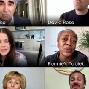Sarah Levy Instagram - A month ago the cast of Schitt’s Creek (and a surprise guest) were asked by Barack and Michelle Obama’s Dear Class of 2020 to honour the teachers who are helping to inspire this next generation of students. We recorded this days later. For the teachers. x