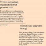 Sarah Levy Instagram - I found this extremely helpful. There is so much information out there on how to help and it can be difficult to figure out a plan of attack. Be supportive, stay loud, donate if and when you can. Demand change. I am here to fight the fight.