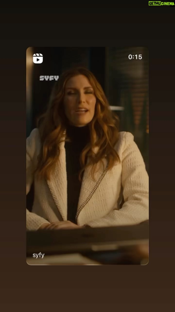 Sarah Levy Instagram - Well she is up to SOMETHING 👀 We are so proud of this show - be sure to tune in tomorrow night for the big season finale! @syfy @ctvscifi @blueicepictures @surrealestaters