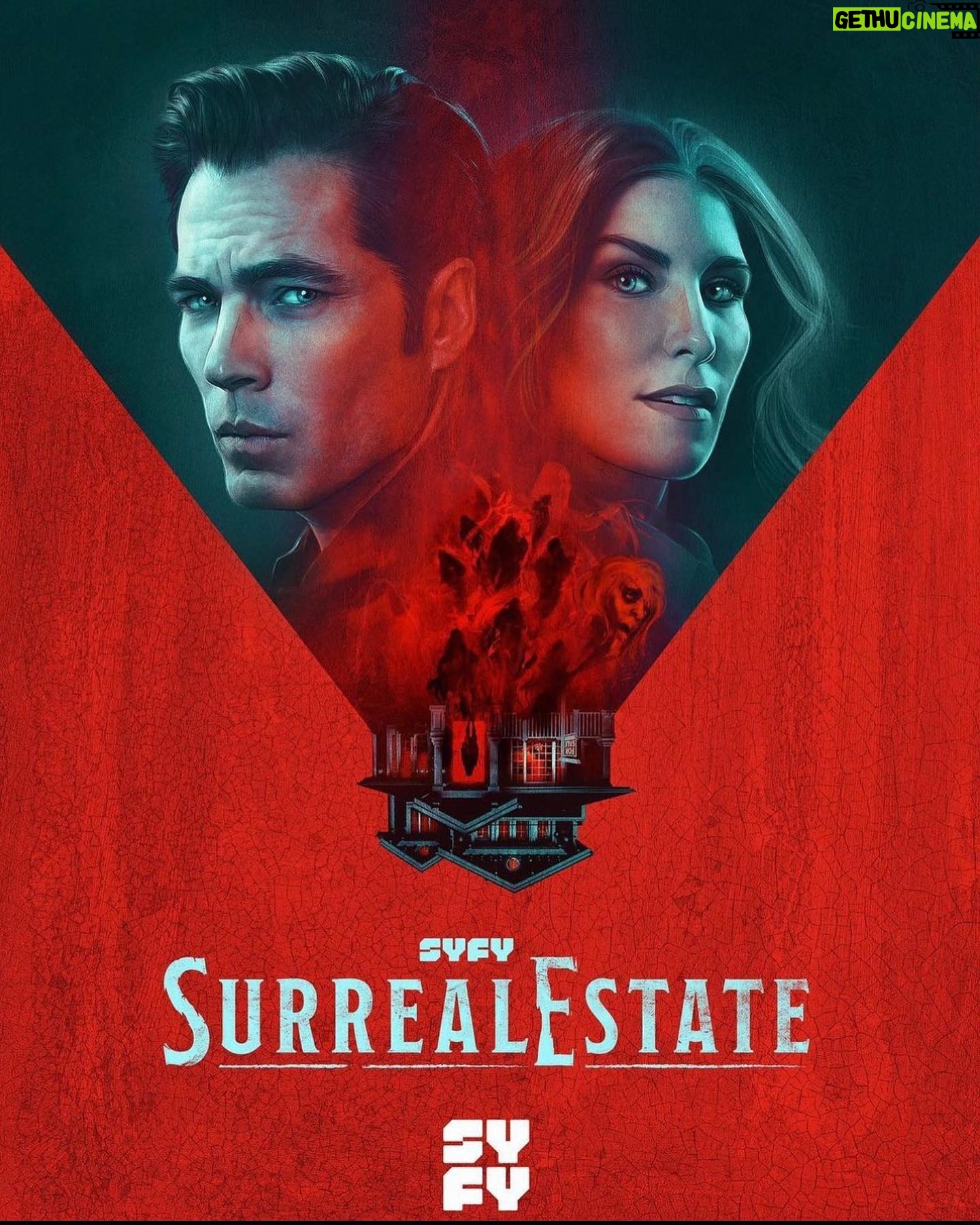 Sarah Levy Instagram - SurrealEstate season 2 is on the air! And finally we can share that! We have an absolute blast making this and we hope everyone is watching. Tune in Wednesdays at 10pm on @syfy @ctvscifi 👻