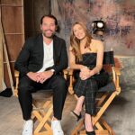 Sarah Levy Instagram - Spent the day with this dream of a co-star talking all things #SurrealEstate season 2🏚️