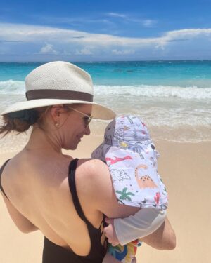 Sarah Levy Instagram - We came, we saw, we slathered SPF