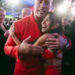 Sarah Shahi Instagram - Not sure where to start, but thank you God. And @versace . ❤️⚡️. What a journey. ( and Black Adam and I twinning)